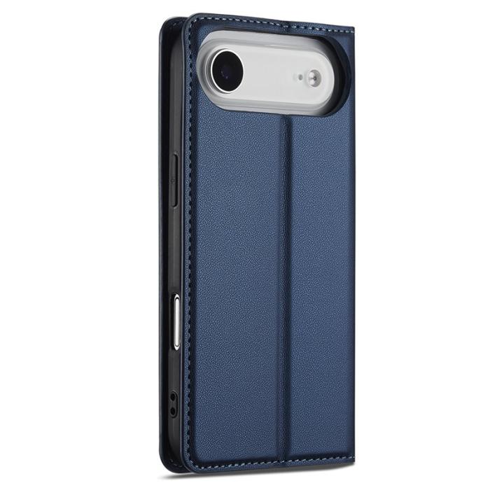 LC.imeeke - LC.IMEEKE L1 Series iPhone Air Plånboksfodral Konstläder - Blå