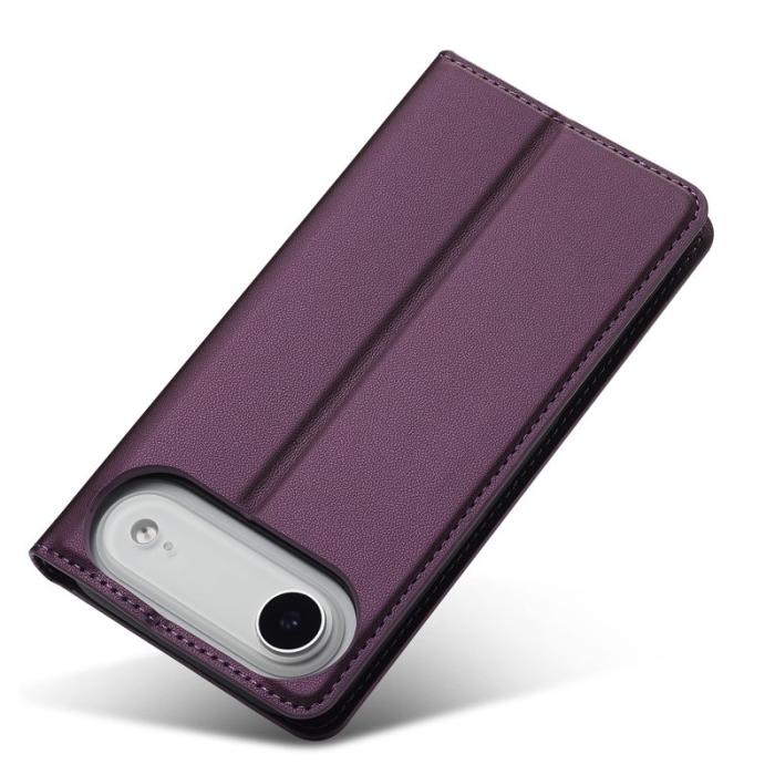 LC.imeeke - LC.IMEEKE L1 Series iPhone Air Plånboksfodral Konstläder - Lila