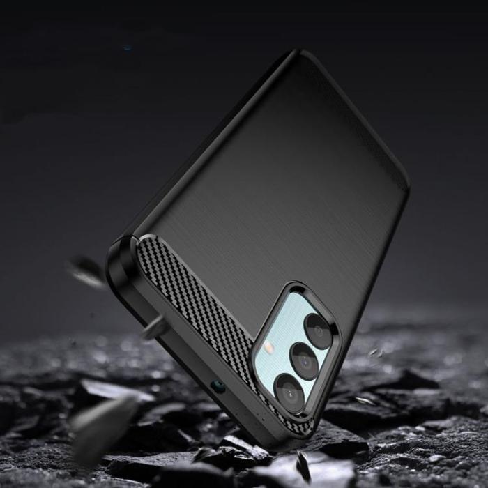 Tech-Protect - Tech-Protect Galaxy M15 Mobilskal TPUCarbon - Svart