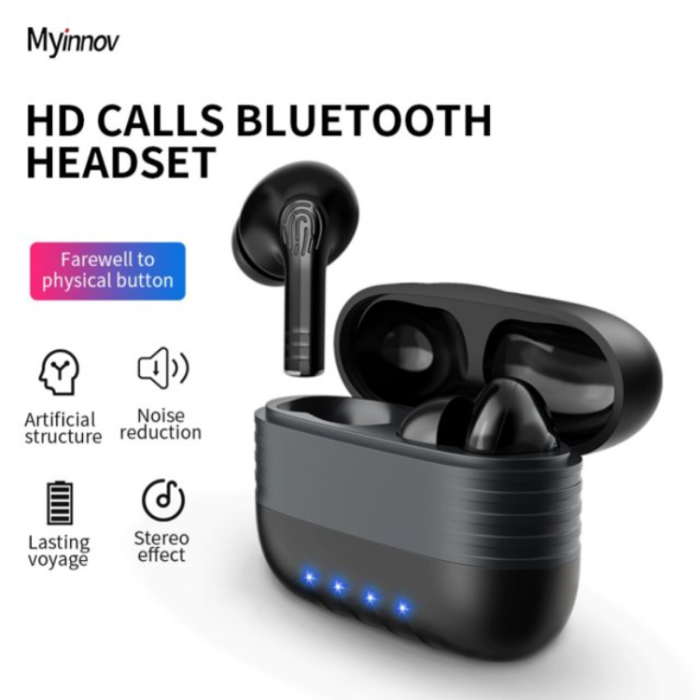 Myinnov - Myinnov M30 In-Ear Bluetooth Trådlösa Hörlurar - Svart