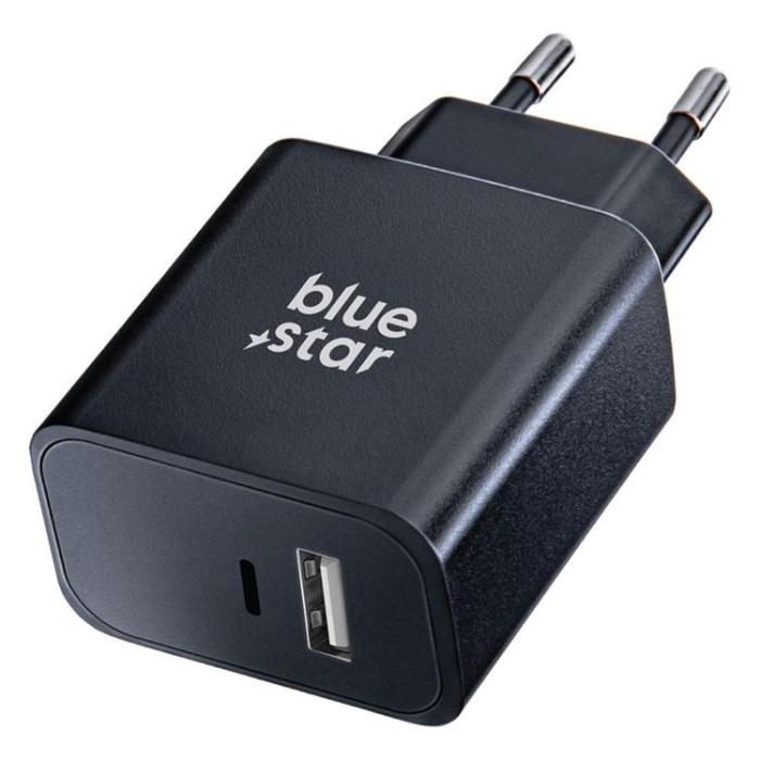 Proove - Blue Star Snabbladdare 25W USB C - USB A PD QC4.0 - Svart