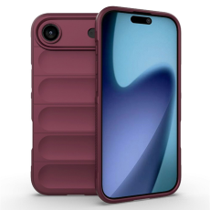 Amorus - AMORUS iPhone Air Mobilskal Shockproof TPU Rugged - Vinröd
