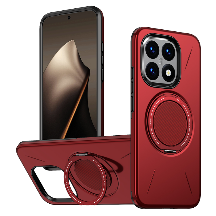 Xiaomi 15T Mobilskal Magsafe Rotating Kickstand TPU + PC (Röd) | 2353 | AlltMobil