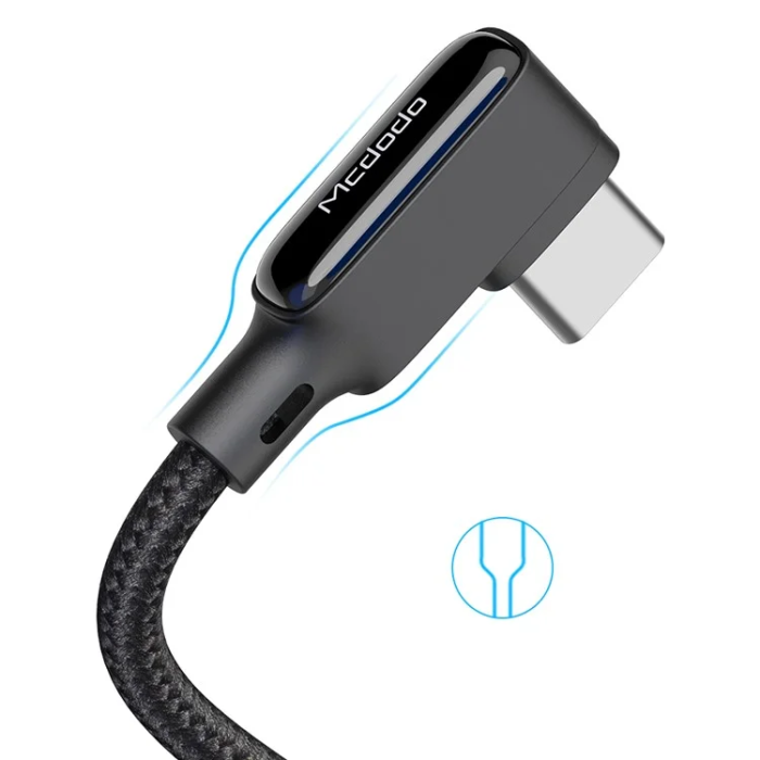 MCDODO - MCDODO USB-A - USB-C Kabel 1.8M - Svart