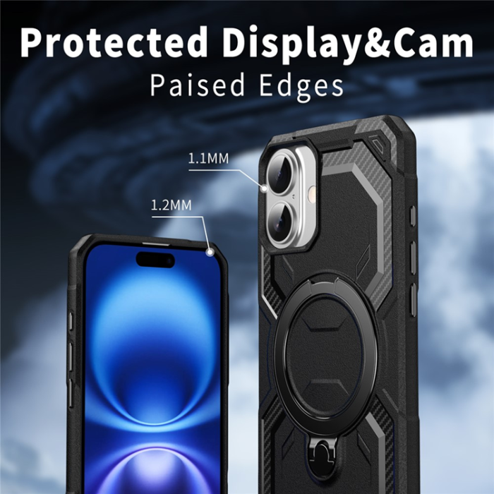 A-One Brand - iPhone 16 Plus Mobilskal MagSafe Kickstand TPU + PC