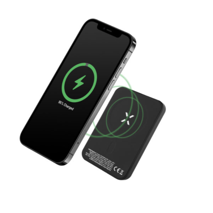 UTGATT1 - Fixed Trådlös Powerbank 10000 mAh MagZen - Svart