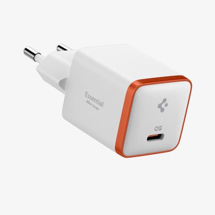UTGATT - Spigen Snabbladdare 30W EE301EU Arcstation Essential - Vit
