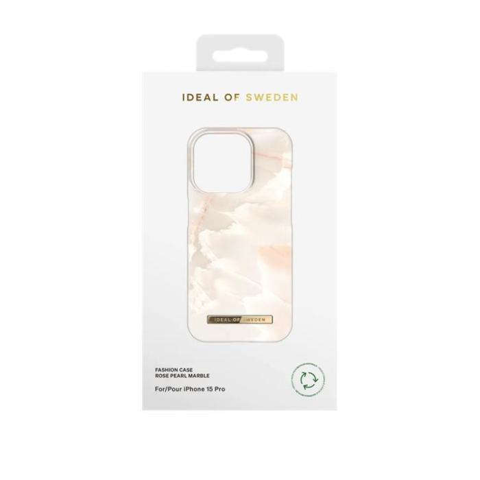iDeal of Sweden - iDeal of Sweden iPhone 15 Pro Mobilskal - Rose Pearl Marble