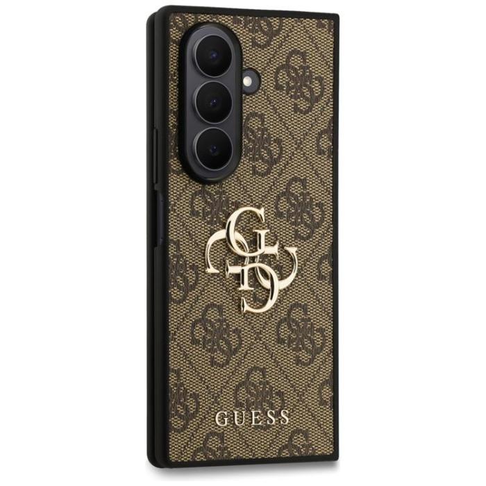 Guess - Guess Galaxy Z Fold 7 Mobilskal Big 4G Logo Classic Logo - Brun