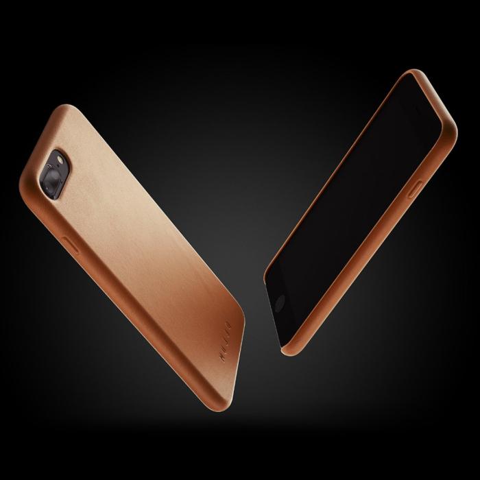 UTGATT1 - Mujjo Läderfodral iPhone 8 Plus/7 Plus - Tan