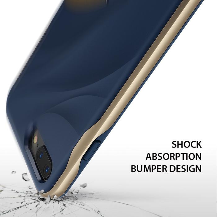 UTGATT5 - Ringke Wave Skal till iPhone 8 Plus/7 Plus - Gold