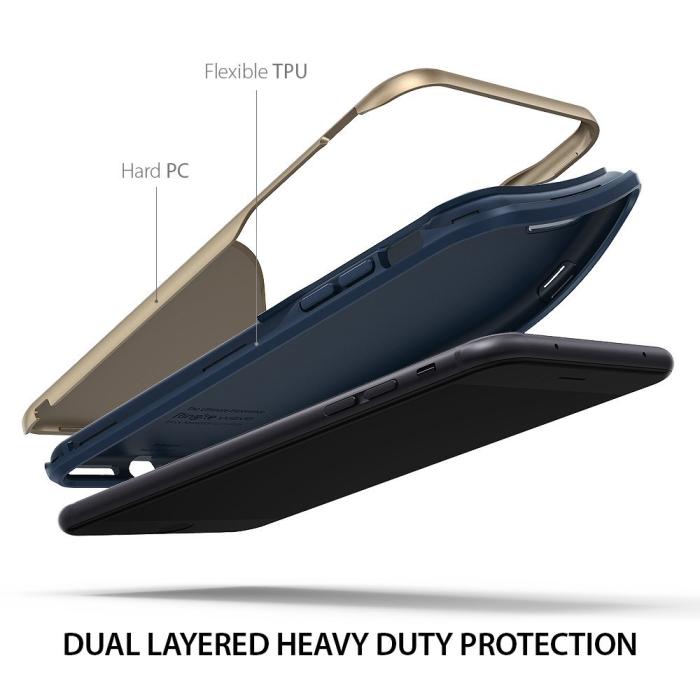 UTGATT5 - Ringke Wave Skal till iPhone 8 Plus/7 Plus - Gold