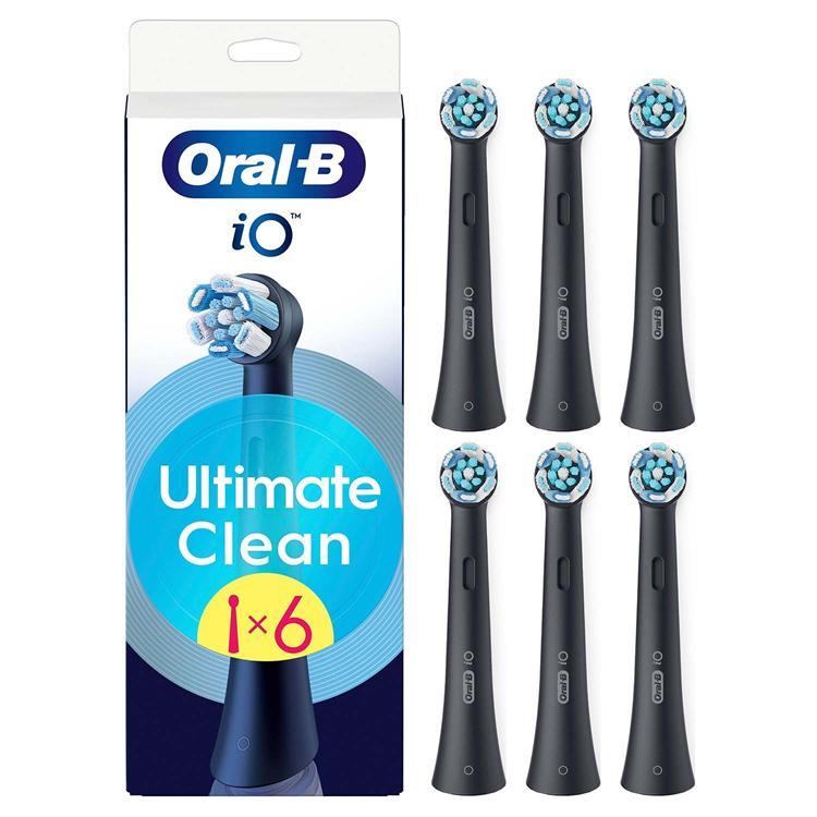 Oral B Borsthuvud iO Ultimate Clean 6st - Svart