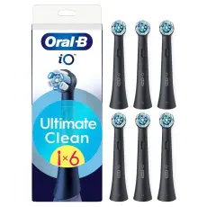 Oral B - Oral B Borsthuvud iO Ultimate Clean 6st - Svart