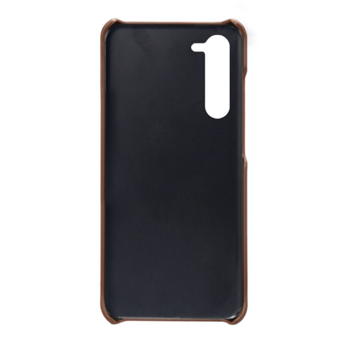 A-One Brand - Galaxy S23 Skal Korthållare Dual PU-Läder - Brun