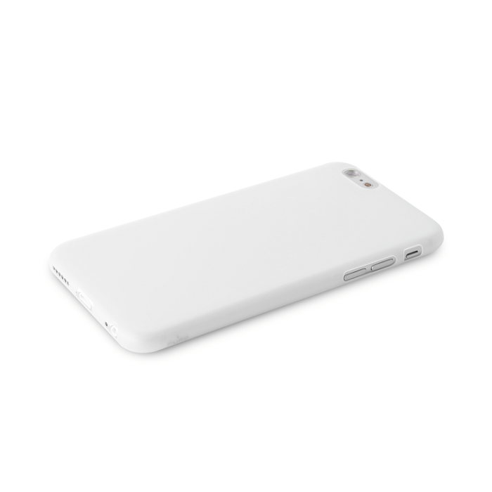 UTGATT5 - Puro Cover iPhone 6 / 6S Ultra-Slim 0.3 (Vit/Transparent) + Skärmskydd
