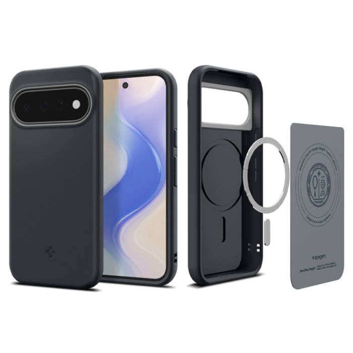 Spigen - Spigen Mobilskal För Google Pixel 11 Magsafe Nano Pop - Svart Sesame