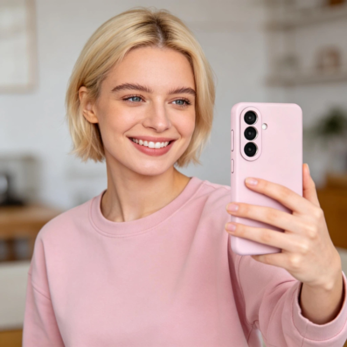 Tech-Protect - Tech-Protect Mobilskal För Galaxy S26 Plus Magsafe Silikon - Rosa Pearl