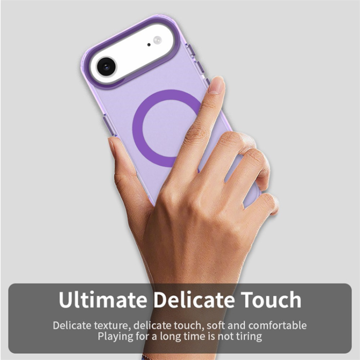 A-One Brand - iPhone 17 Air Mobilskal MagSafe Anti Drop Hybrid - Lila
