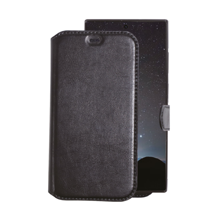 Champion - CHAMPION Galaxy S23 Ultra Plånboksfodral 2-in-1 Slim - Svart