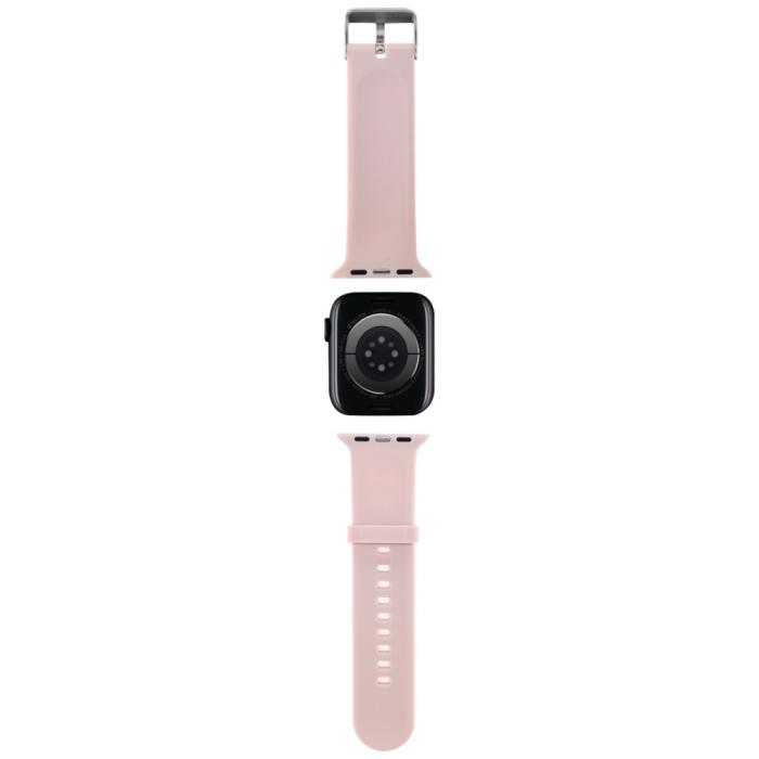 KARL LAGERFELD - Karl Lagerfeld Apple Watch 42/44/45/49mm Armband Rubber - Rosa