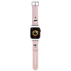 KARL LAGERFELD - Karl Lagerfeld Apple Watch 42/44/45/49mm Armband Rubber - Rosa