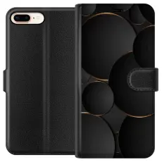 Gustaf - Pl&aring;nboksfodral till Apple iPhone 8 Plus med Lyxig Cirklar