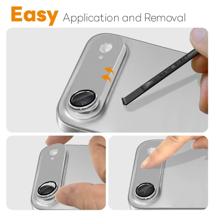 NORTHJO - NORTHJO iPhone Air Kameralinsskydd Härdat Glas - Grå