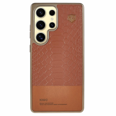 KIGC - KIGC Galaxy S25 Ultra Mobilskal MagSafe Crocodile Hybrid