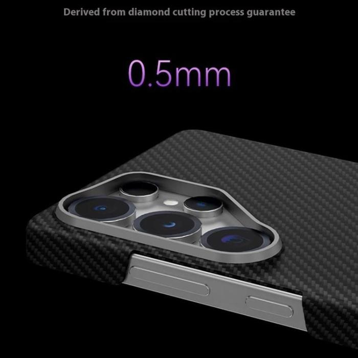 GKK - GKK Galaxy S25 Ultra Mobilskal Carbon Fiber - Svart