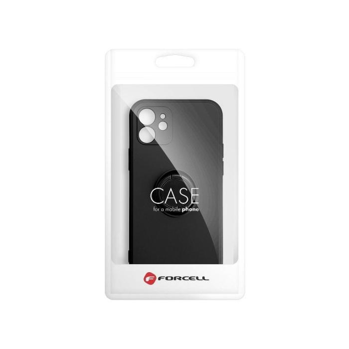 Forcell - Forcell iPhone 11 Skal Silikon Ring - Svart