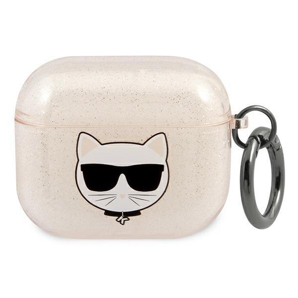 Karl Lagerfeld Skal AirPods 3 Glitter Choupette - Guld | 264 | AlltMobil