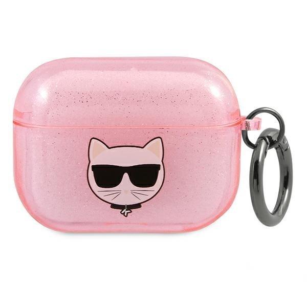 Karl Lagerfeld Skal AirPods 3 Glitter Choupette - Rosa | 264 | AlltMobil