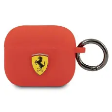 Ferrari - Ferrari Skal AirPods 3 Silicone - R&ouml;d