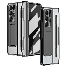 A-One Brand - Galaxy Z Fold 7 Mobilskal Kickstand med Skärmskydd - Svart