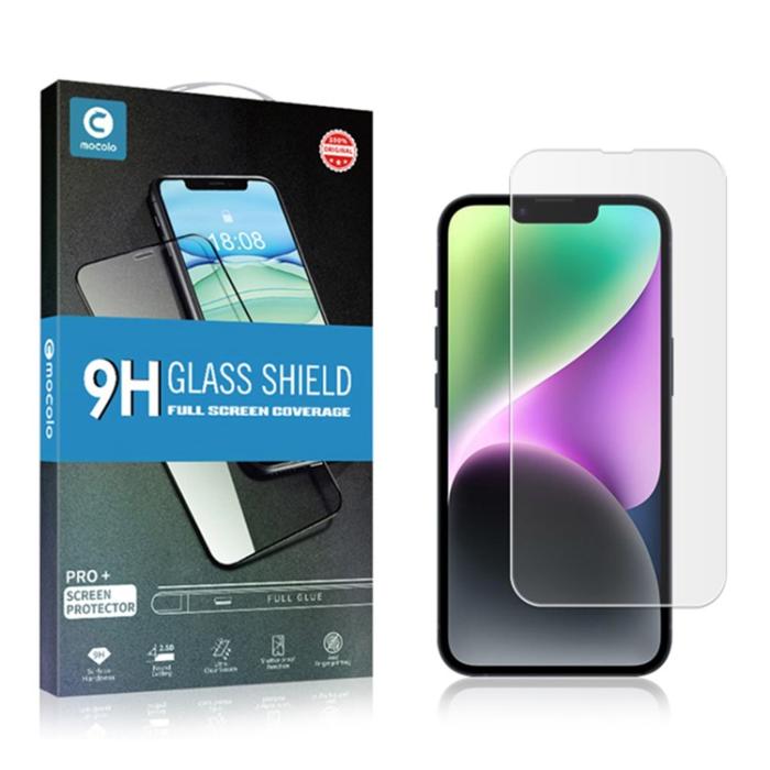 Mocolo - Mocolo iPhone 15 Härdat Glas Skärmskydd Explosion-proof - Clear