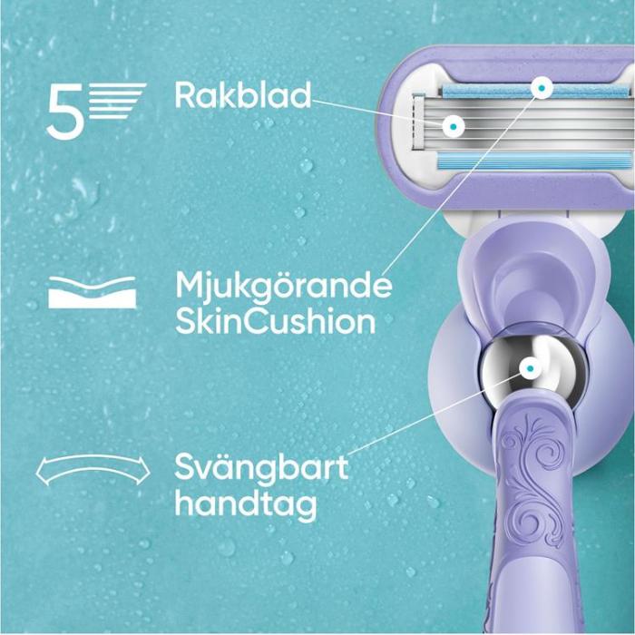 Gillette - Gillette Rakhyvel Extra Smooth Swirl + 1st rakblad