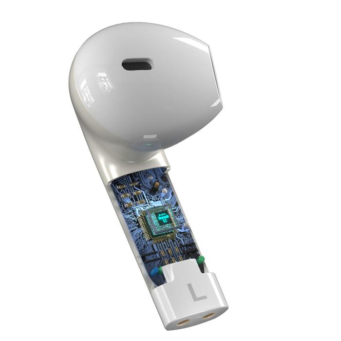 OEM - Bluetooth-hörlurar Devia TWS Smart M3 Vit