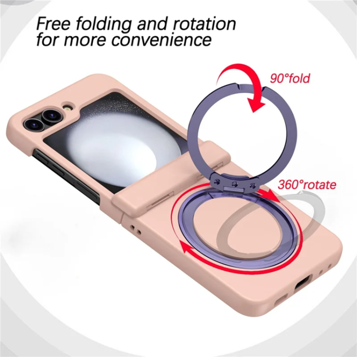 A-One Brand - Galaxy Z Flip 7 Mobilskal Magsafe Spring Hinge - Rosa