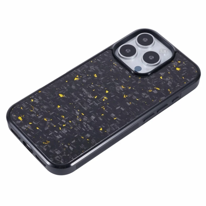 A-One Brand - iPhone 16 Pro Mobilskal Aramid Fiber Forged - Guld