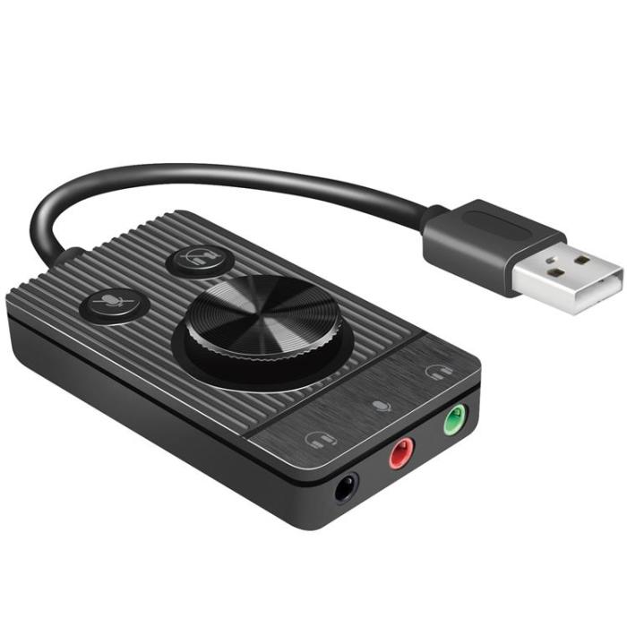 LogiLink - Logilink USB-Ljudadapter med Volymkontroll