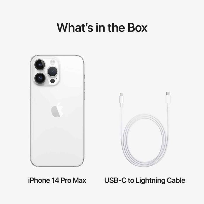 Apple - Apple iPhone 14 Pro Max 128GB 6GB RAM - Silver