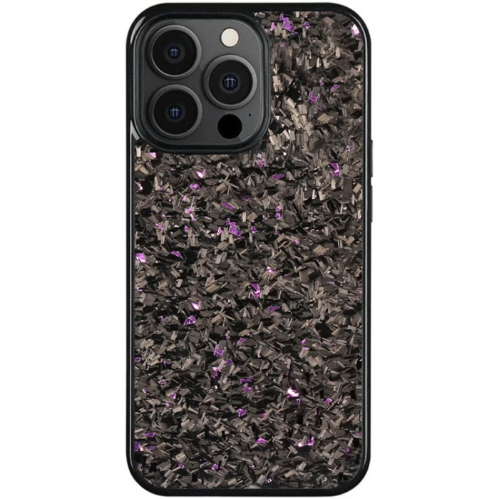 A-One Brand - iPhone 15 Pro Mobilskal Aramid Fiber Forged - Lila