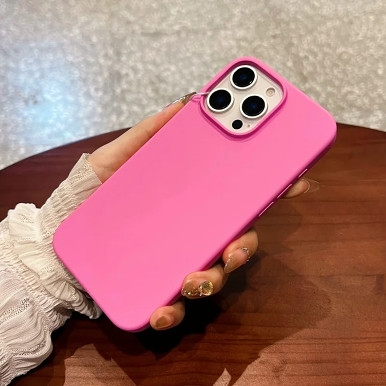 iPhone 15 Pro Mobilskal MagSafe Ultra Thin Silikon (Rose Rosa) | 2353 | AlltMobil