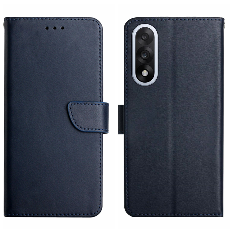OnePlus Nord 5 Plånboksfodral Nappa textur Äkta läder - Blå | 2353 | AlltMobil