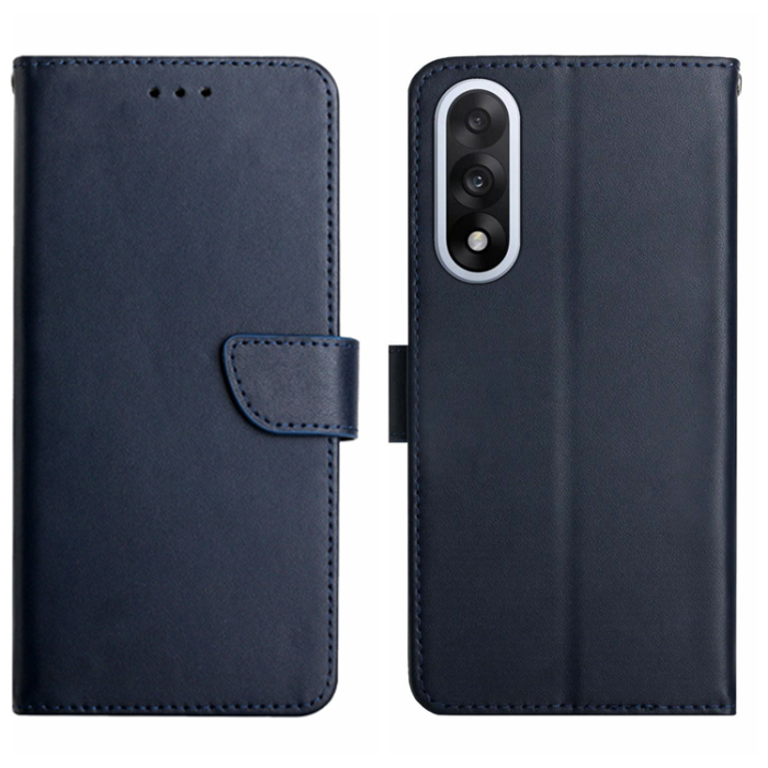 A-One Brand - OnePlus Nord 5 Plånboksfodral Nappa textur Äkta läder - Blå