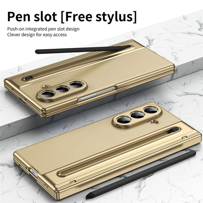 A-One Brand - Galaxy Z Fold 7 Mobilskal Matte Electroplated - Guld
