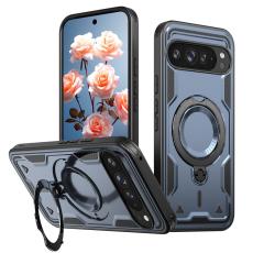N/A - Mobilskal till Google Pixel 9 Pro Plast Milit&auml;rskydd med St&auml;ll - Bl&aring;