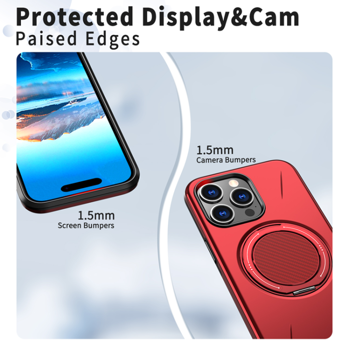 A-One Brand - iPhone 13 Pro Mobilskal MagSafe Rotating Kickstand TPU + PC