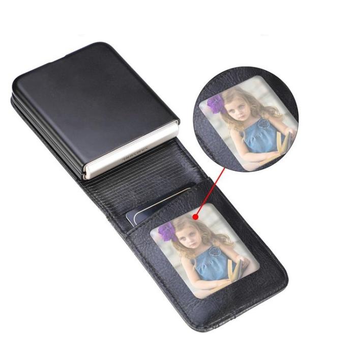 A-One Brand - Plånboksfodral till Samsung Galaxy Z Flip 3 5G - Svart